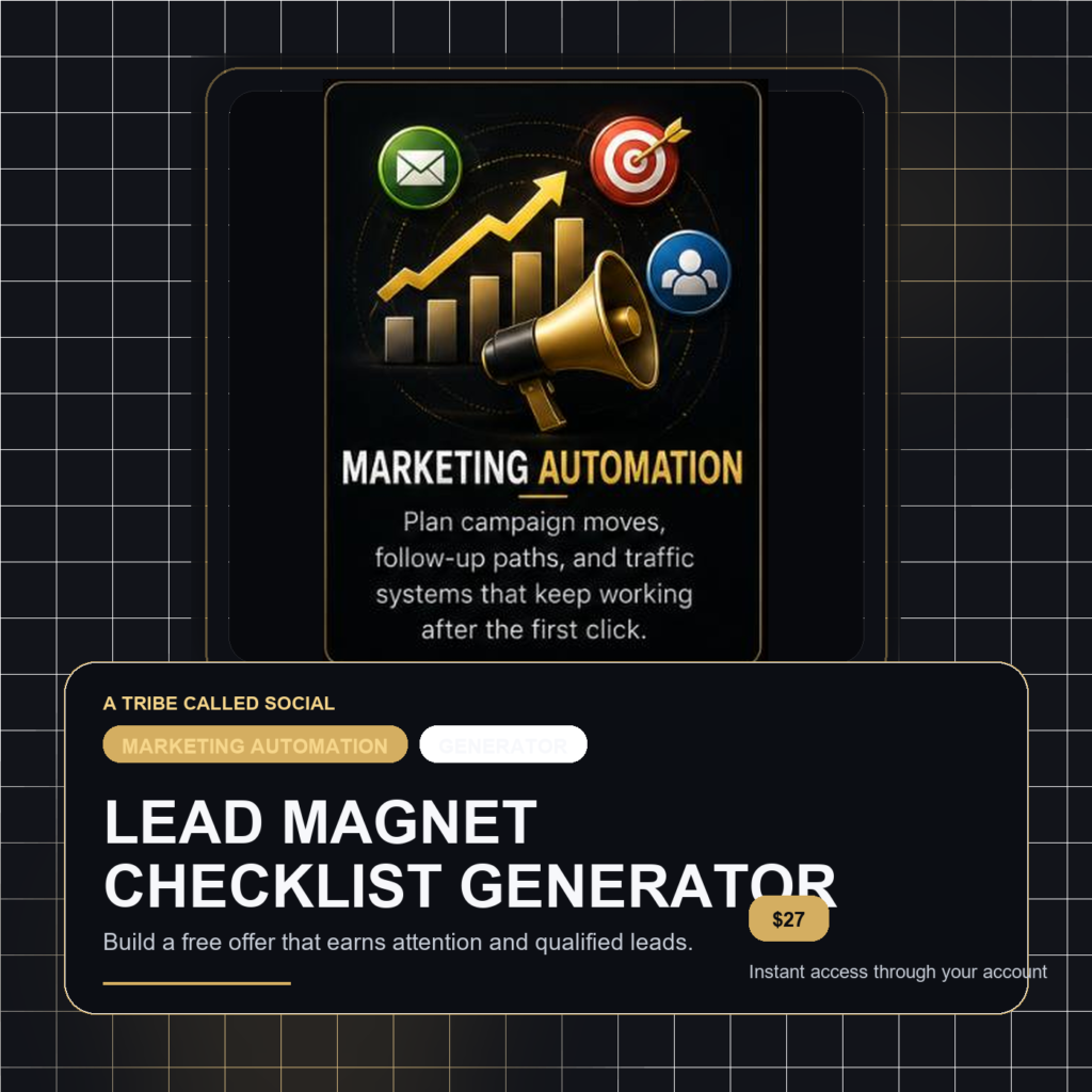 Lead Magnet Checklist Generator
