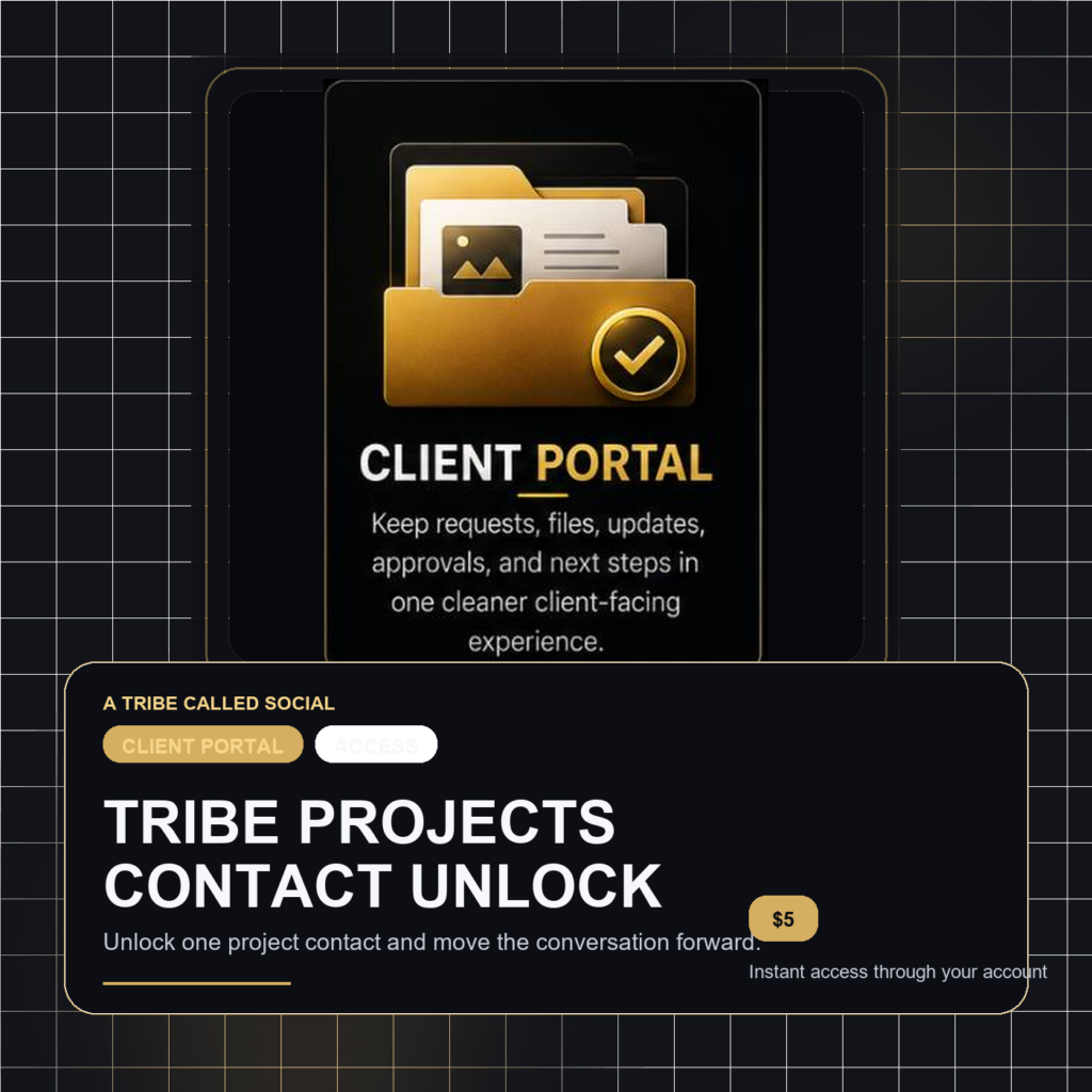 Tribe Projects Contact Unlock
