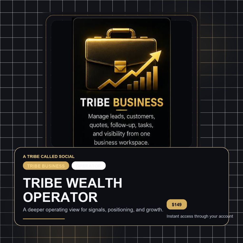 Tribe Wealth Operator