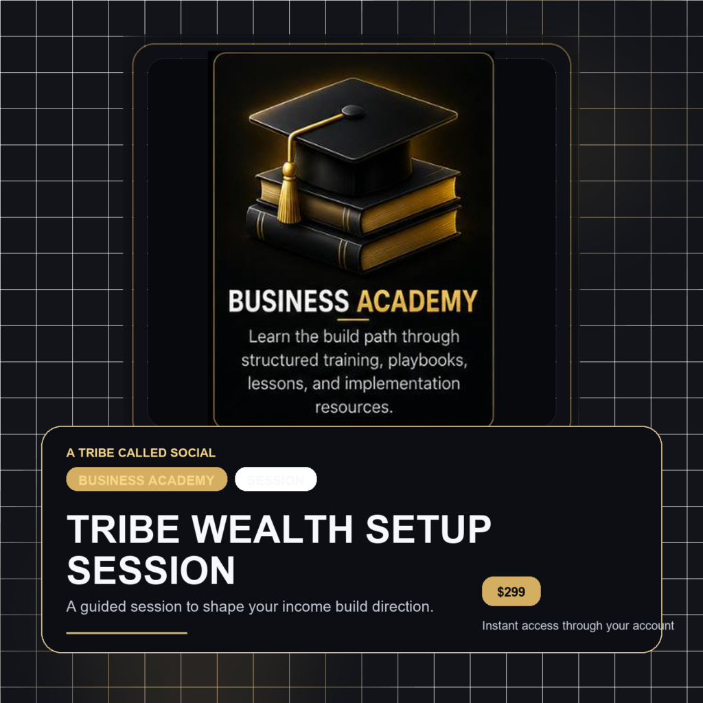Tribe Wealth Setup Session