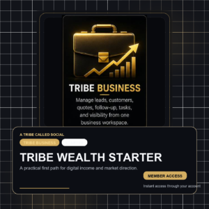 Tribe Wealth Starter product mockup